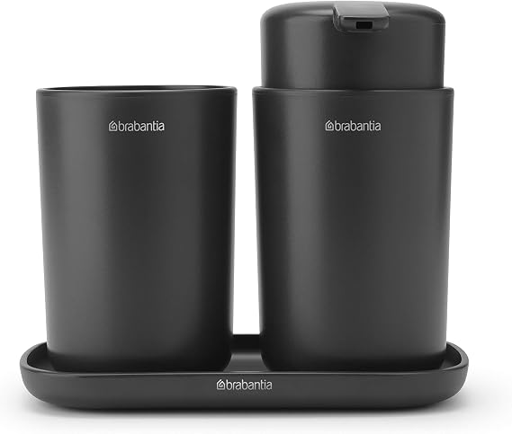 Brabantia Banyo seti, koyu gri, 3'lü set