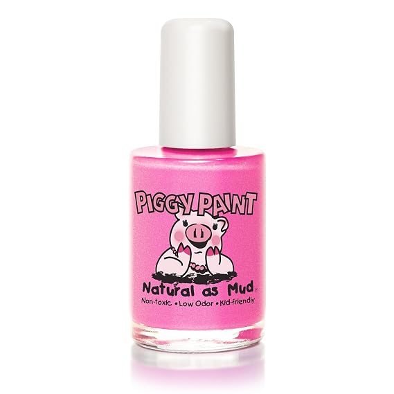 Piggy Paint | 100% Non-Toxic Girls Nail Polish | Safe, Cruelty-free, Vegan, Low Odor for Kids | Jazz It Up