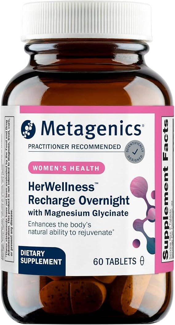 Metagenics HerWellness Recharge Overnight, 60 Tablets