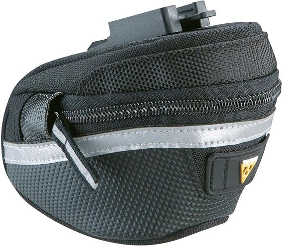Topeak Wedge Pack II Seat Bag with F25 Fixer and Rain Cover, Small