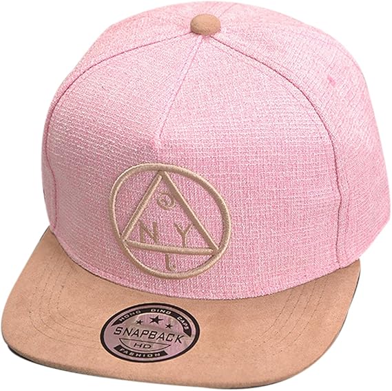 Belsen women’s triangle patterned baseball cap. - pink