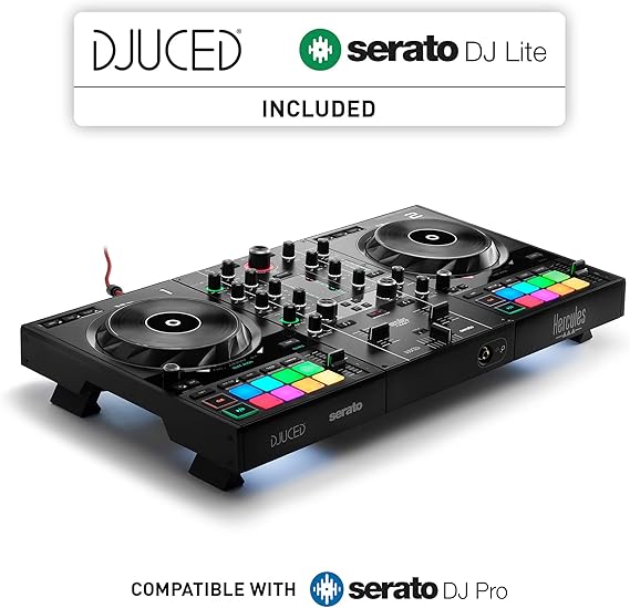 Hercules DJControl Inpulse 500-2 Deck DJ Controller for Serato & DJUCED