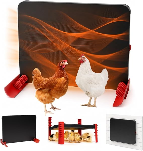 Chick Brooder Plate, 150W Adjustable Chicken Coop Heater for 25 Chicks