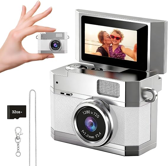 Mini Thumb Digital Camera Keychain Portable