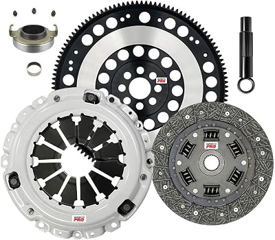 ClutchMaxPRO Heavy Duty OEM Clutch Kit with Chromoly Flywheel Compatible with Acura CSX ILX RSX TSX Accord Civic Si K20 K24 2.0L 2.4L CP08037HDLSF-CK