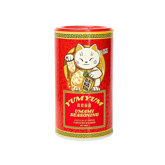 YUMYUM Umami Seasoning Powder, 7.05 oz - All-Purpose MSG Umami Seasoning for Meat, Stir-Fry, Eggs, Fried Rice, Popcorn & Soup - Gluten-Free & Vegan, Chef-Made