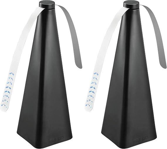 Treva Bug Fan Fly Deterrent with Holographic Blades 2-Pack Black