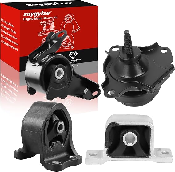 エンジンモーター&トランスマウント4個セット ホンダエレメント 2.4l 2003 2004 2005 2006 オートトランスマウント付き A6597 A4573 A4504 A4579用