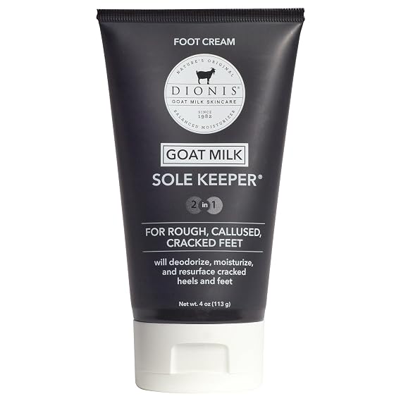 Dionis Goat Milk Sole Keeper Moisturizing Foot Cream, 4 oz