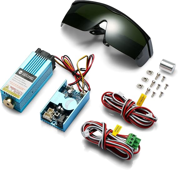 Genmitsu FL55P 5.5W Fixed Focus Laser Module Kit for Genmitsu 3018-PRO, ProverXL 4030, Cubiko CNC Router Machine