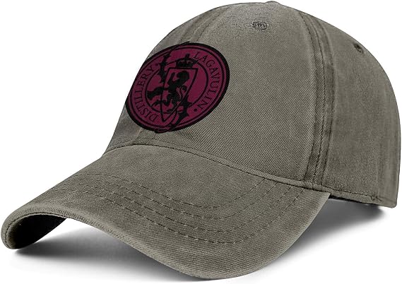 Man's Lagavulin-Distillery-Denim Caps Vintage Adjustable Flat Brim Cotton Baseball Hat