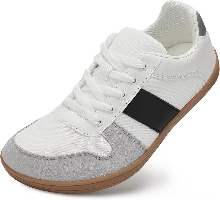 Grand Attack Barefoot Shoes for Womens Mens Wide Toe Minimalist Zero Drop Fashion Walking Sneakers