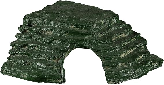 Zilla Reptile Habitat Decor Basking Platform Corner Ramp, Large