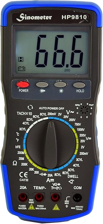 Tekpower HP9810 Automotive Digital Multimeter