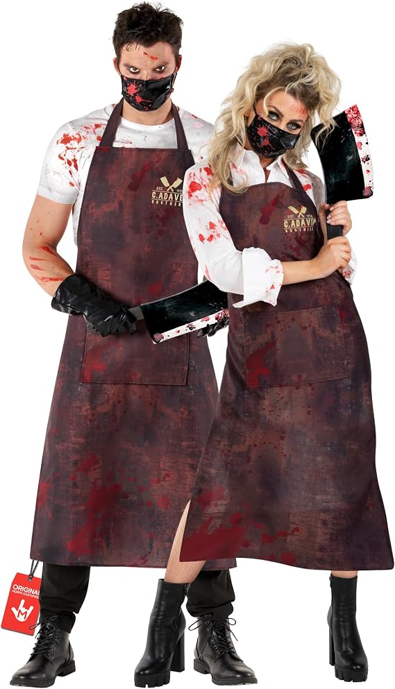 Morph, Bloody Butcher Costume Men, Halloween Costumes for Men