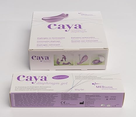 Caya Diaphragma Set Including 1 x Caya Diaphragma Gel 60 ml Economy Pack