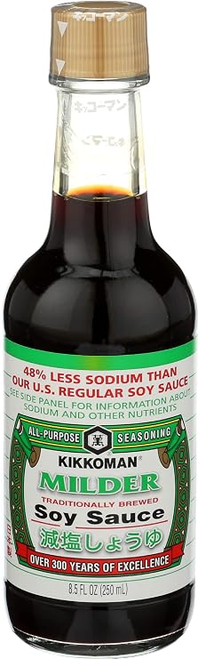 Kikkoman, Soy Sauce Milder, 8.5 Fl Oz