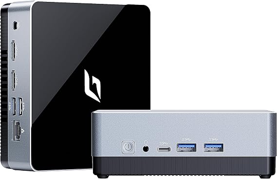 CyberGeek Nano A1 Small PC Intel 12th Alder Lake N100 (up to 3.4GHz), Mini Desktop Computer 8GB DDR4 RAM 256GB PCIe SSD, Tiny PC with 4K Dual HDMI/USB3.0/WiFi 6/BT5.2/RJ45/VESA for School Home Office