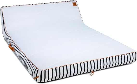 Big Joe Lux Chaise Premium Inflatable Pool Float, Durable UV Protected Polyester Blend
