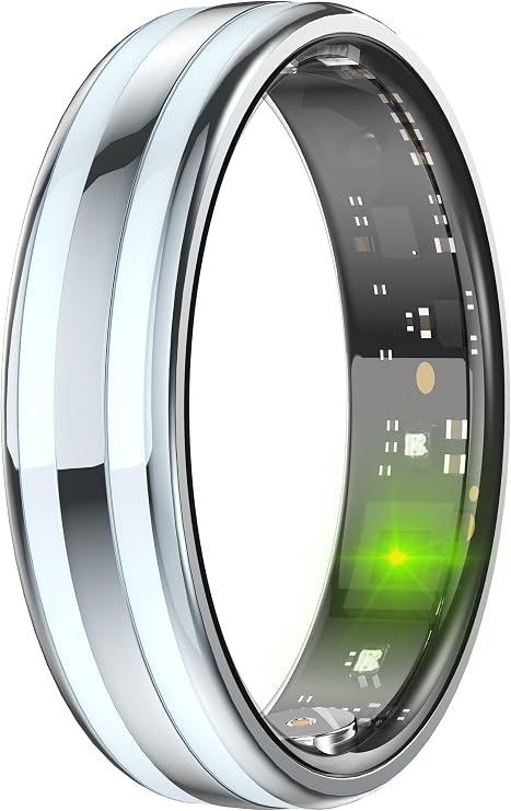 Yihou Smart Ring for Men Women, Health & Fitness Tracker, Ultra-Thin 6.3mm