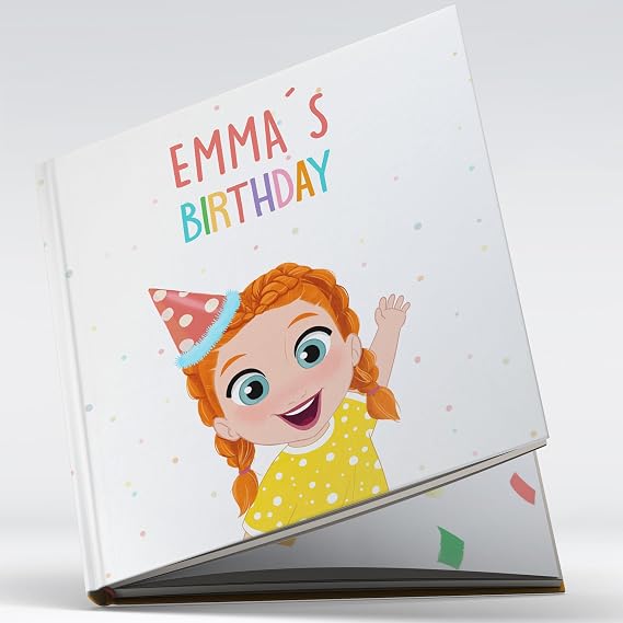 Personalized Birthday Book for Kids with Custom Name & Avatar - Hardcover Keepsake Storybook Gift for Boys & Girls Ages 2-8
