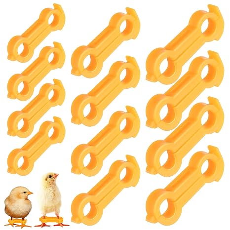 TOYANDONA Bird Leg Correction Device 12Pcs Baby Chick Splay Leg Stabilizer Bands for Newborn Poultry Support and Alignment Brace for Chickens Quails Ducks Parrots