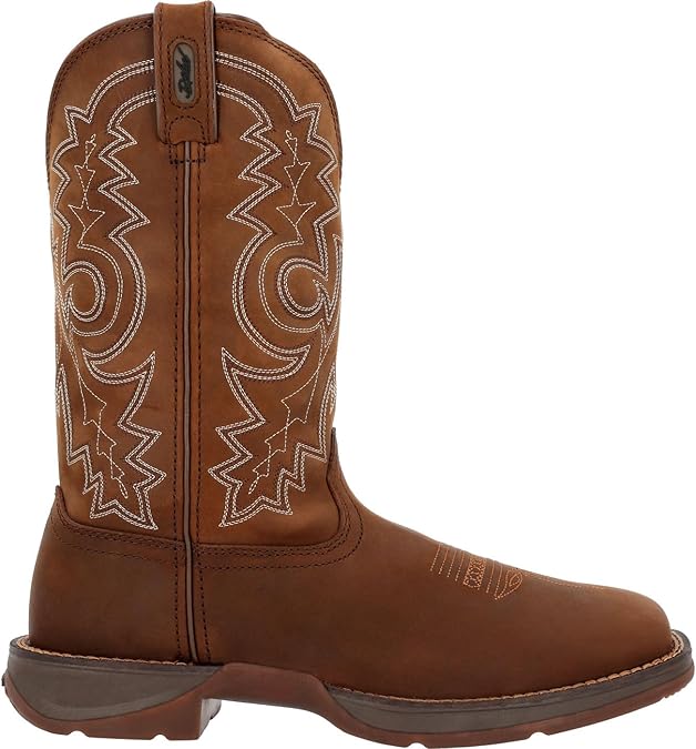 Durango Mens 11 Pull-On Steel Toe Western Boot