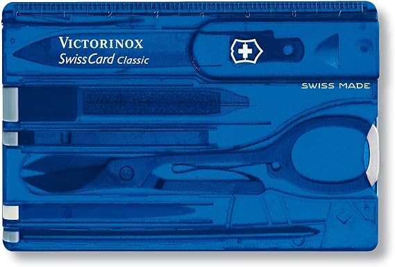 Victorinox Swiss Army Swiss Card, Translucent Sapphire