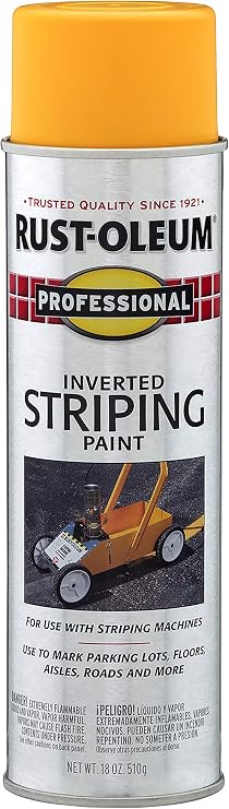 Rust-Oleum Professional Inverted Striping Yellow Spray Paint