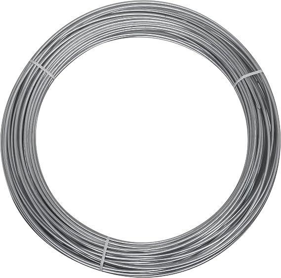 National Hardware Wire Mesh, 12 Gauge x 100 ft Roll, Galvanized Steel | Rust-Resistant Fencing Wire for Chicken Coops, Garden Beds, Animal Pens and Crafts; 300 lb Load Limit