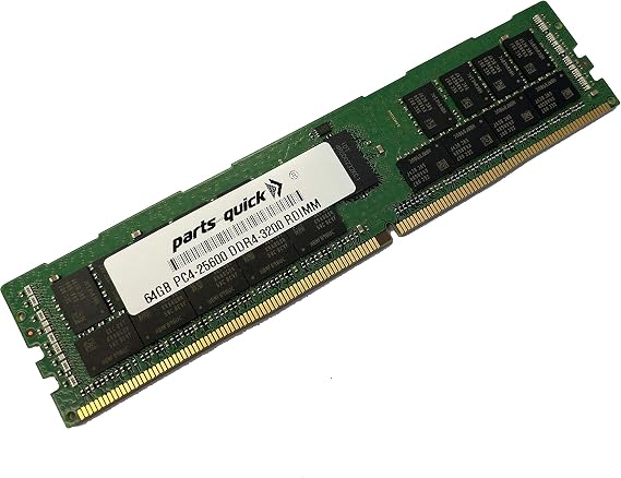 64GB Memory Compatible with Lenovo ThinkSystem SR635 Server DDR4 3200MHz ECC RDIMM RAM