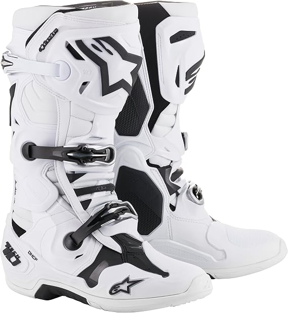 Alpinestars 2010020-20-7 Unisex-Adult Tech 10 Boots White Size 07 (Multi, one