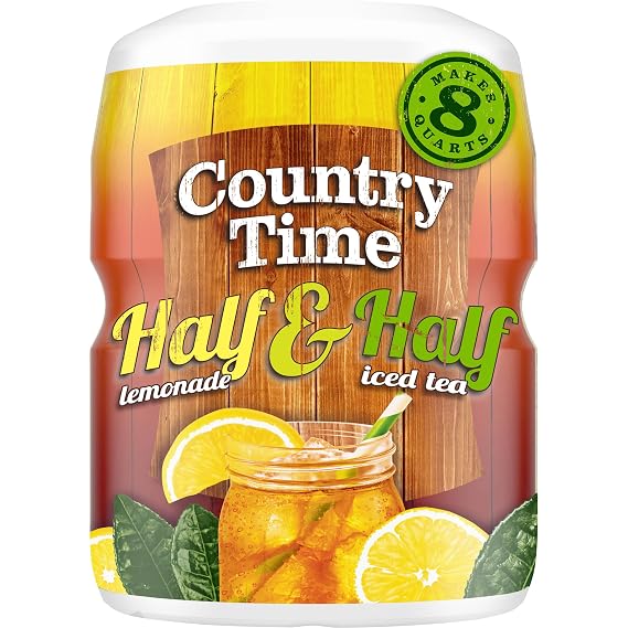 Country Time Drink Mix, Half & Half Lemonade Iced Tea, 19 oz
