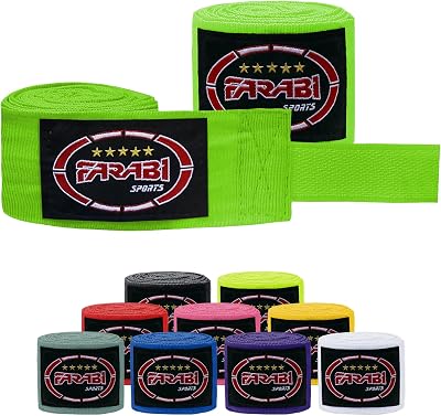 FARABI Kids Boxing Hand Wraps 2.5 Meters Junior Hand Wraps Boxing Hand Wraps Muay Thai Hand Wraps MMA Boxing Hand Wraps Men Boxing Hand Wraps Kids Boxing Hand Wraps Inner Gloves
