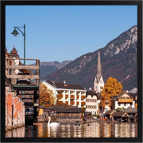 30x30 Picture Frame Black, Classic Square Picture Frame 12x12 inch for Living Room, Bedroom and Office, Wall or Desk Display