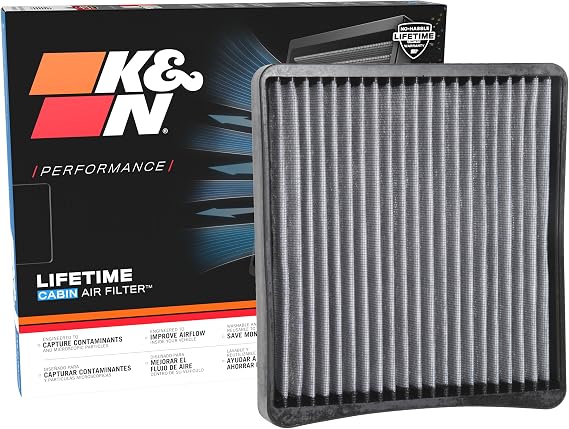 K&N LIFETIME Cabin Air Filter: Washable, Clean Air for your Cabin, VF2065