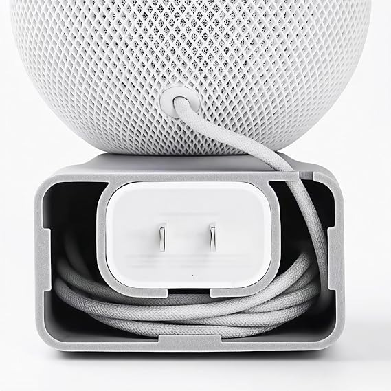 Generic Wall Mount Bracket for HomePod Mini Smart Speakers Wall Stand Holder Bracket Shelf Stand Space Saving, Excellent Cable Management Floating Wall Mount