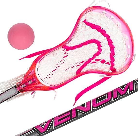Franklin Sports Venom Youth Mini Lacrosse Stick + Ball Set