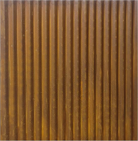 Colorado Steel Corrugated Metal Ceiling Tiles (1, Rusted)