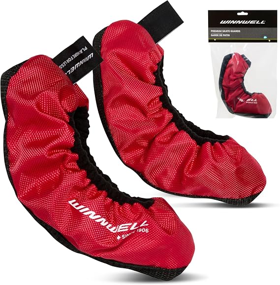 Winnwell Premium Skate Guards Protective, Cut-Resistant, Water-Resistant Covers for Ice Hockey and Figure Skates