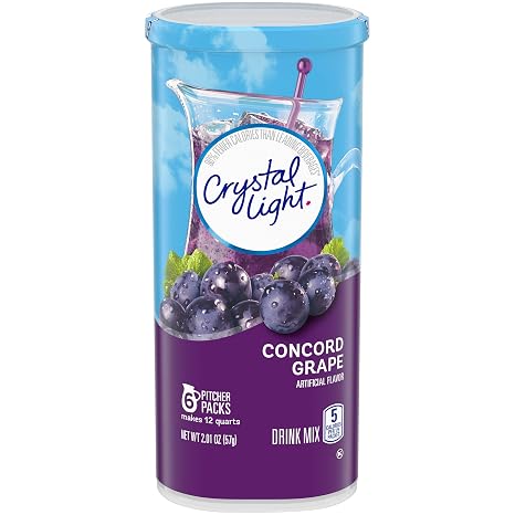 Crystal Light Concord Grape Drink Mix (6 Pitcher Packets)