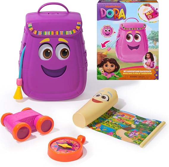 Dora My Adventure Backpack with Map, Binoculars & Compass Complete Set