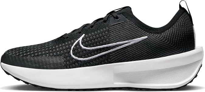 Nike Interact Run Mens Road Running Shoes FD2291-001 (Black/White-Anthracite), Size 6