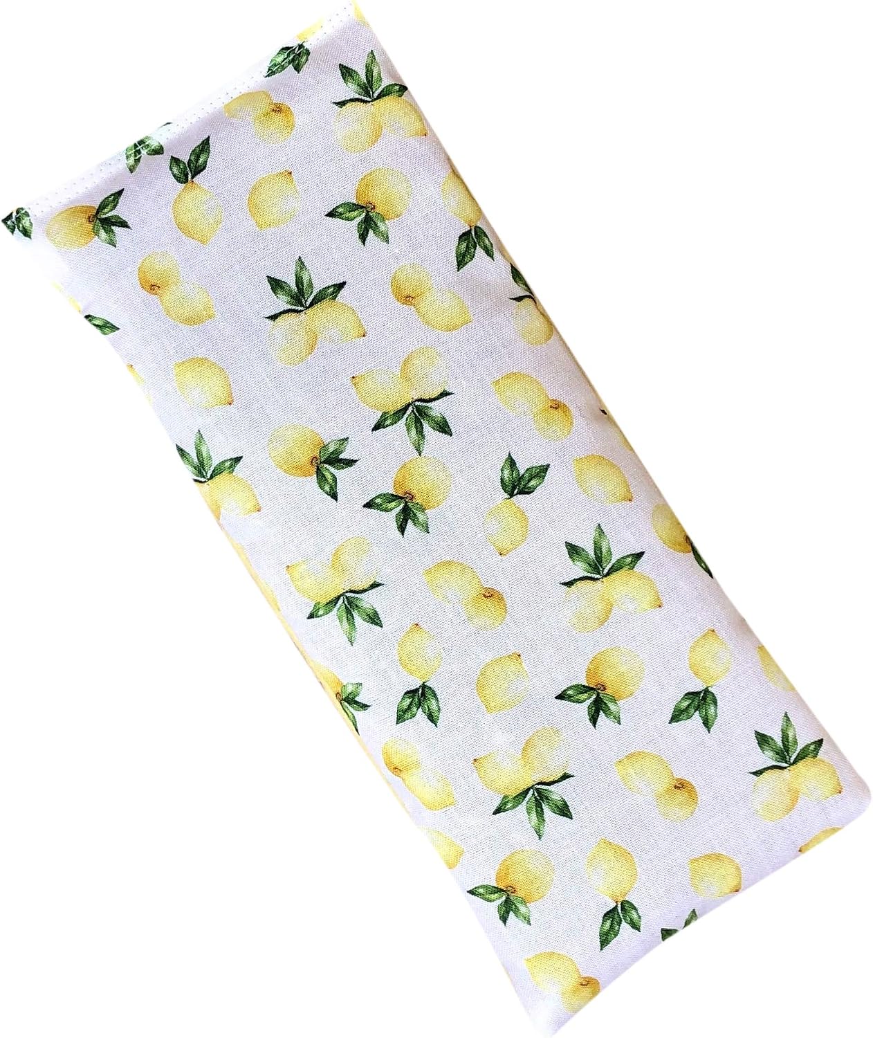 Microwavable Heating Pad Cold Pack, Christmas Gift for Mom, Grandmother, 3 Sizes, Lemon Print