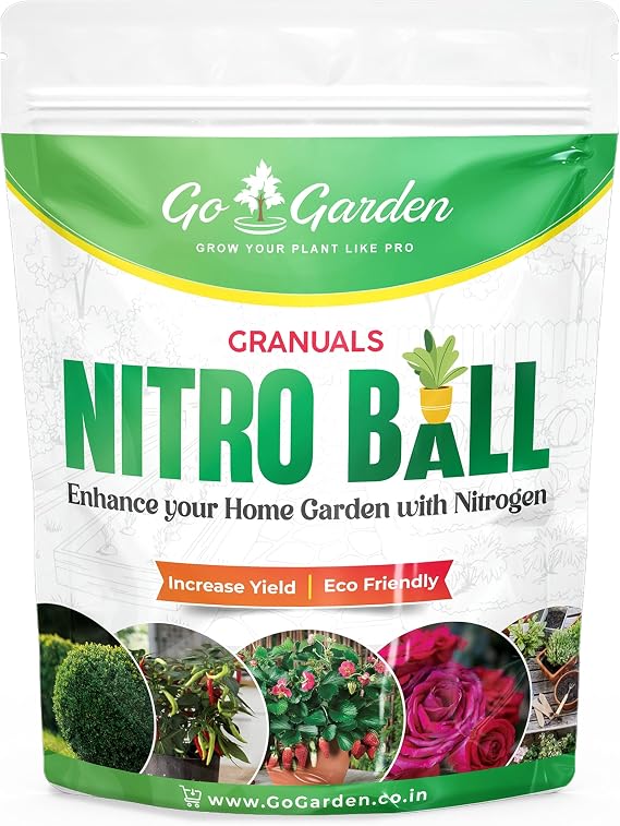 Go Garden Nitro Ball Organic Powder Nitrogen Substitute of Urea for Plants Home Garden | Enhance Your Home Garden with Natural Urea Alternative 950 Gm