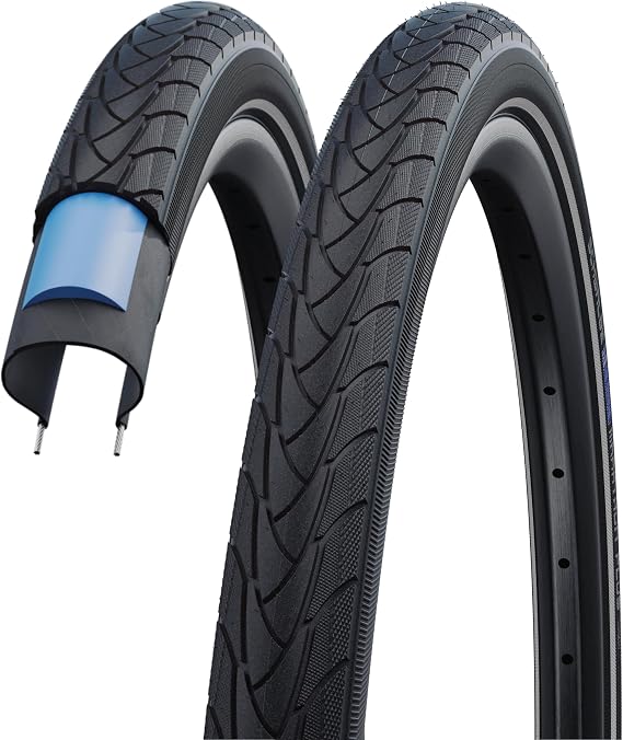 Schwalbe Marathon Plus Bicycle tire- 16, 20, 24, 26, 27.5 & 28 inches Flat-Less tire for Bicycles SmartGuard