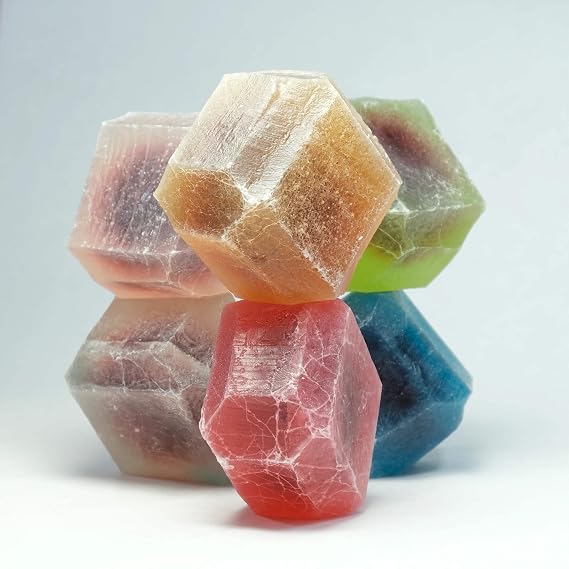 Silky Gem Jams Me Up Crystal Candy Collection: 6-Piece Jelly-Filled Assortment Handcrafted Edible Jewelry & ASMR Sweets Vegan, Gluten-Free Gourmet Gift