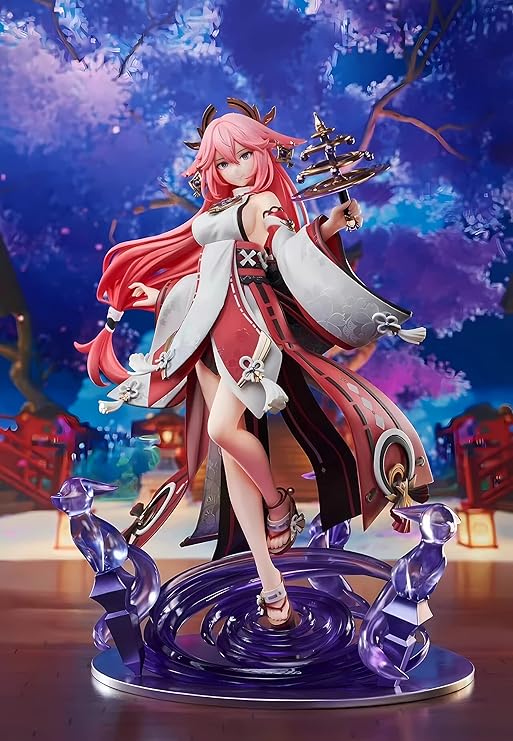 miHoYo Genshin Yae Miko 1/7 Scale PVC & ABS Pre-painted Complete Figure Genshin Yae Miko Figure