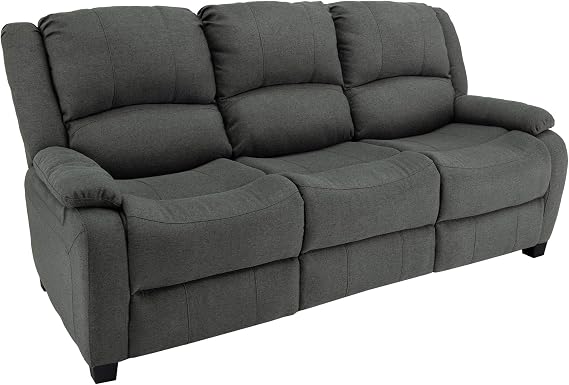 RecPro 80" RV Hide-A-Bed Loveseat | Fossil Cloth | Memory Foam Mattress