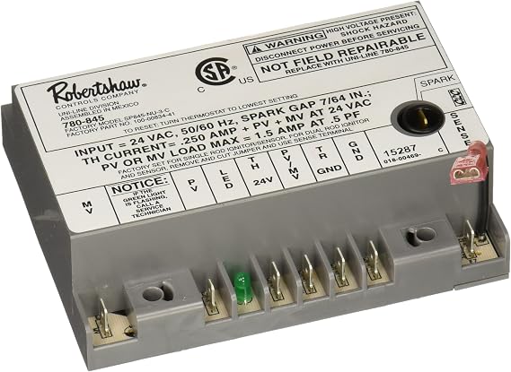 Robertshaw 780-845 Ignition Module, Intermittent Pilot, 24V